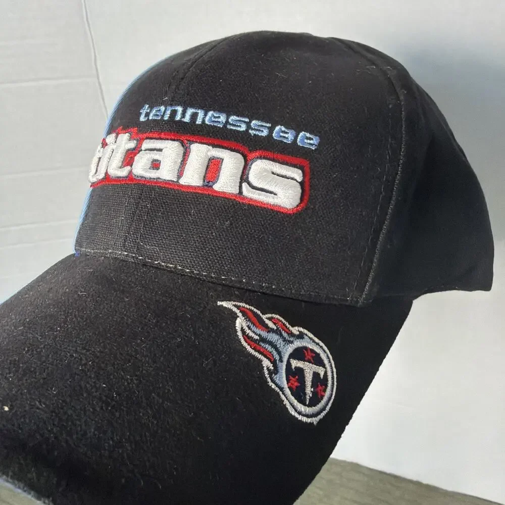 Tennessee Titans Hat/Cap. NFL Official. Adjustable. New W/Tags. Black-Multi.